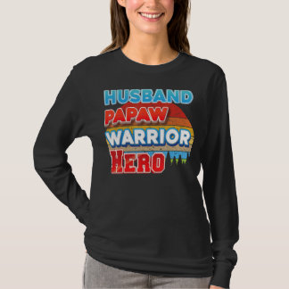 夫パフォーウォリアー英雄ファーザーデイヴィンテージリター Tシャツ
