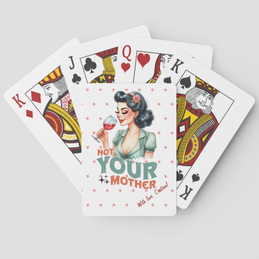 夫パーソナライズされたおもしろいへの皮肉な贈り物 トランプ (裏面)