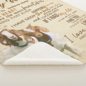 夫パーソナライズされたからの妻への手紙 シェルパブランケット (3/4)