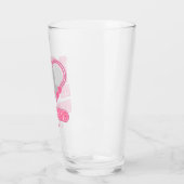 夫パーソナライズされたが大好き – 写真と名前の追加 タンブラーグラス (左)