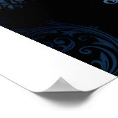 夫パーソナライズされたに月下夫婦 ポスター (角)