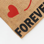 夫パーソナライズされたの誕生日 フリースブランケット (角)