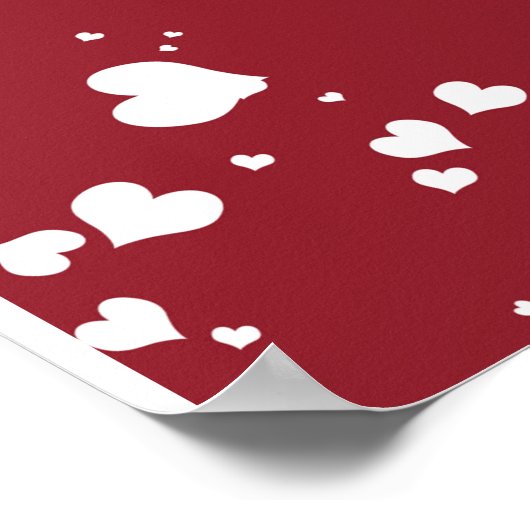 夫パーソナライズされたの贈り物から妻への手紙 ポスター (角)