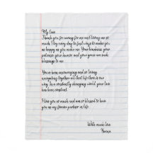 夫パーソナライズされたへの手書きラブレター