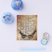 夫パーソナライズされたへの手紙 |ホームデコール チラシ (シングル)