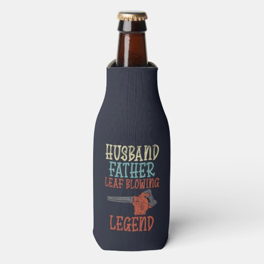 夫パーソナライズされた父葉ブロワ伝説 ボトルクーラー (ボトル正面)