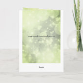 夫パーソナライズされた5周年記念グリーティングカード カード (裏面)