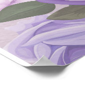 夫パーソナライズされたBからの妻への手紙 ポスター (角)