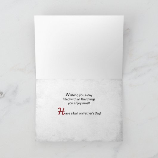 夫ファーザーデイバスケ大動揺してC カード (内部)