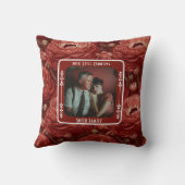 夫モダン婦の婚姻装飾用クッション クッション (裏面)