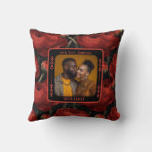 夫モダン結婚の結婚装飾用クッション クッション (裏面)