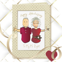 夫ユーモアのある漫画50結婚周年