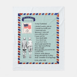 夫ラブフリースブランケット フリースブランケット