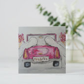 夫人および夫人結婚式招待状 招待状 (スタンド正面)