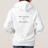夫人としてPersonalized Surname初めてのクリスマス