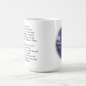 夫人によるGuyon小さい鳥の詩 コーヒーマグカップ (中央)
