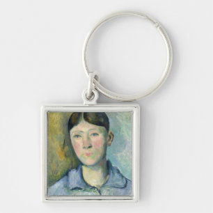 夫人のセザンヌ1885-90年ポールセザンヌ のポートレート キーホルダー