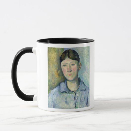 夫人のセザンヌ1885-90年ポールセザンヌ|のポートレート マグカップ (左)