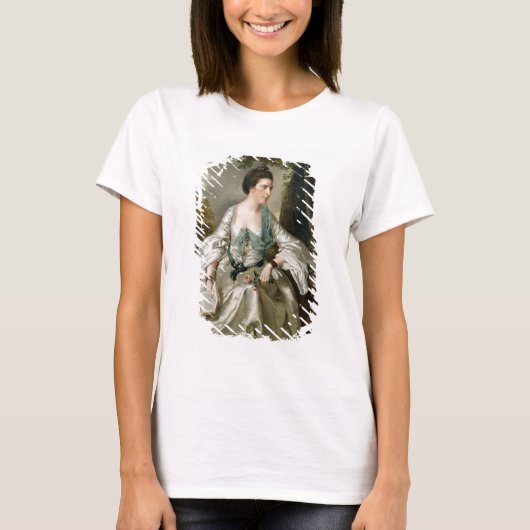 夫人のニコラスAshton、旧姓メリーWarburtoポートレート Tシャツ (正面)