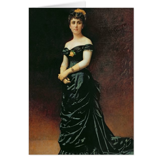 夫人のBishoffsheim 1877年ポートレート (正面)