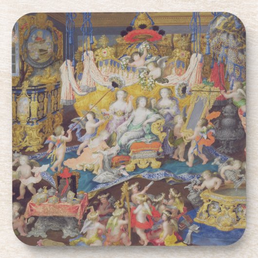 夫人のde Montespanファンのために、多分設計して下さい コースター (正面)