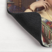 夫人のMoitessier Sittingジーンのingres-のポートレート マウスパッド (コーナー)