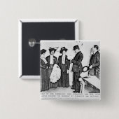 夫人のPankhurst阻止 缶バッジ (正面&裏面)