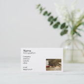 夫人アメリカオシ 名刺 (スタンド正面)