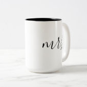夫人コーヒー・マグ ツートーンマグカップ (正面右)