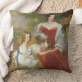 夫人サラフランシスCooperおよび彼のT32011ポートレート クッション (ブランケット)