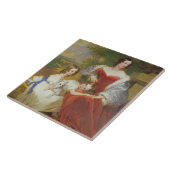 夫人サラフランシスCooperおよび彼のT32011ポートレート タイル (側面)