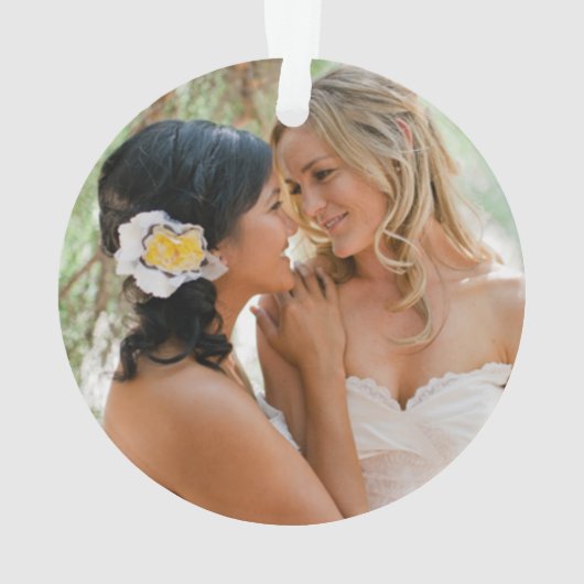 夫人及び夫人としてOrnament私達の一番最初のクリスマス オーナメント (裏面)