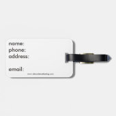 夫人荷物のラベル ラゲッジタグ (裏面横)