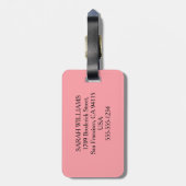 夫人 ラゲッジタグ (裏面縦)