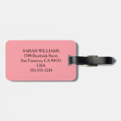 夫人 ラゲッジタグ (裏面横)