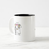 夫人。 私は襲います ツートーンマグカップ (正面左)