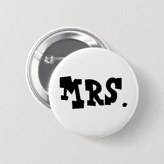 夫人 缶バッジ (正面&裏面)