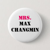 夫人、MAX CHANGMIN 缶バッジ (正面)
