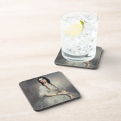 夫人C.W.Stoughton (d.1907)のポートレート、3 quar コースター (右側)