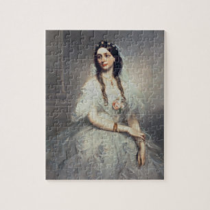 夫人C.W.Stoughton (d.1907)のポートレート、3 quar ジグソーパズル