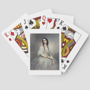 夫人C.W.Stoughton (d.1907)のポートレート、3 quar トランプ