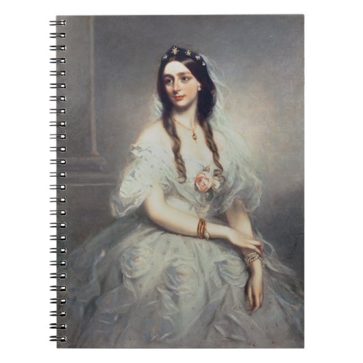 夫人C.W.Stoughton (d.1907)のポートレート、3 quar ノートブック (正面)