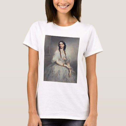 夫人C.W.Stoughton (d.1907)のポートレート、3 quar Tシャツ (正面)