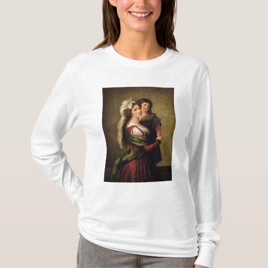夫人Rousseauおよび彼女の娘1789年 Tシャツ (正面)