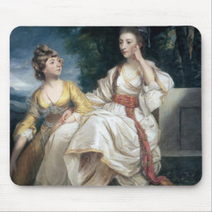 夫人Thraleおよび彼女の娘Hester 1777-78年 マウスパッド