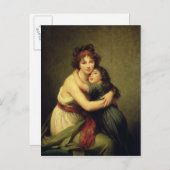 夫人Vigee-Lebrunおよび彼女の娘 ポストカード (正面/裏面)