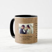 夫又は妻への更新贈与の願パーソナライズされた願 マグカップ (正面左)