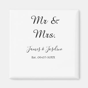 夫妻はエストを追加する。年結婚の夫婦 マグネット