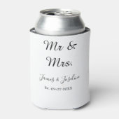 夫妻はエストを追加する。年結婚の夫婦 缶クーラー (缶正面)