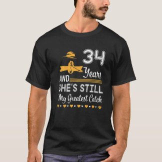 夫妻フィッシャー34年 Tシャツ